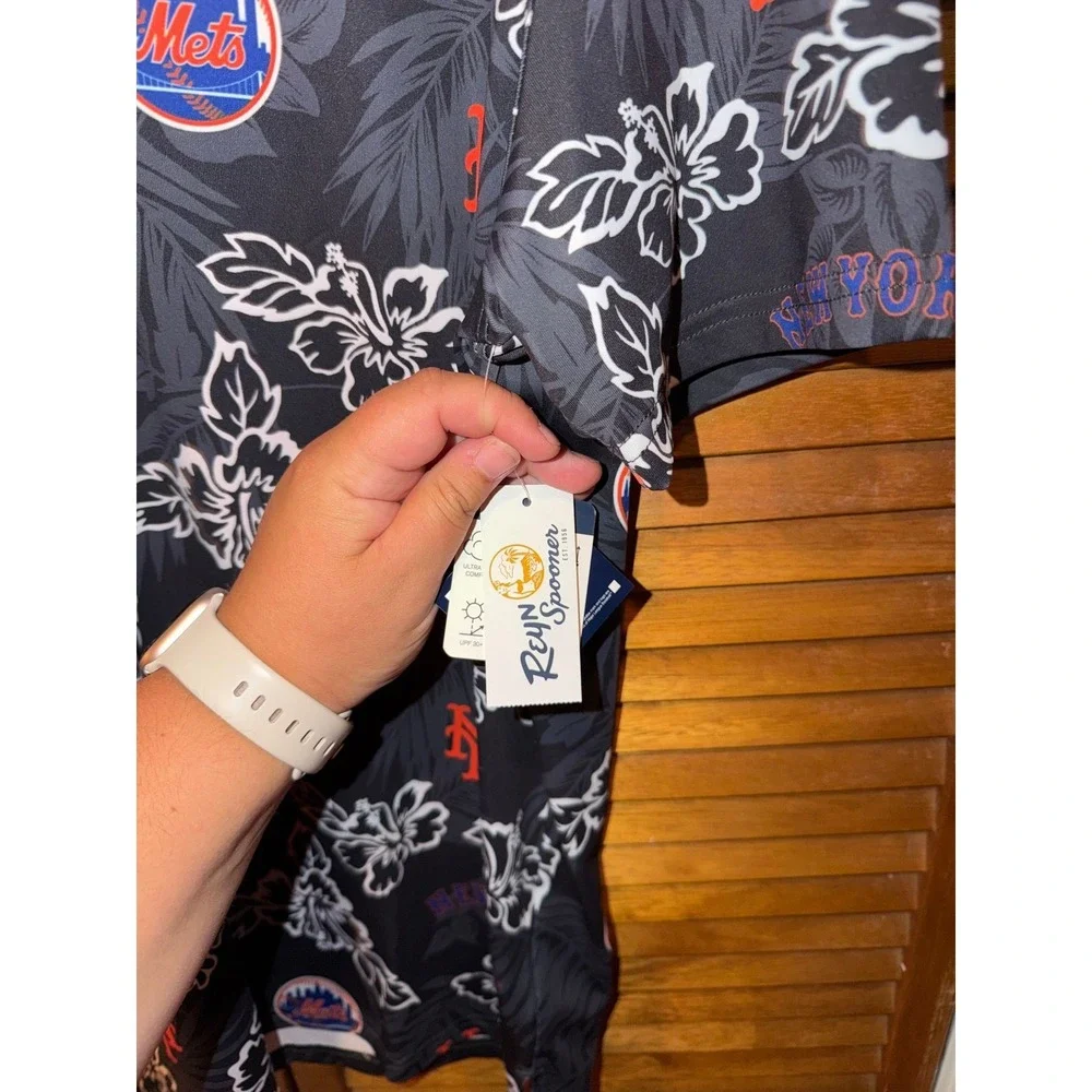 New York Mets Reyn Spooner Active Polo. Mens Medium(NWTS)